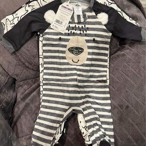 black and white onsies